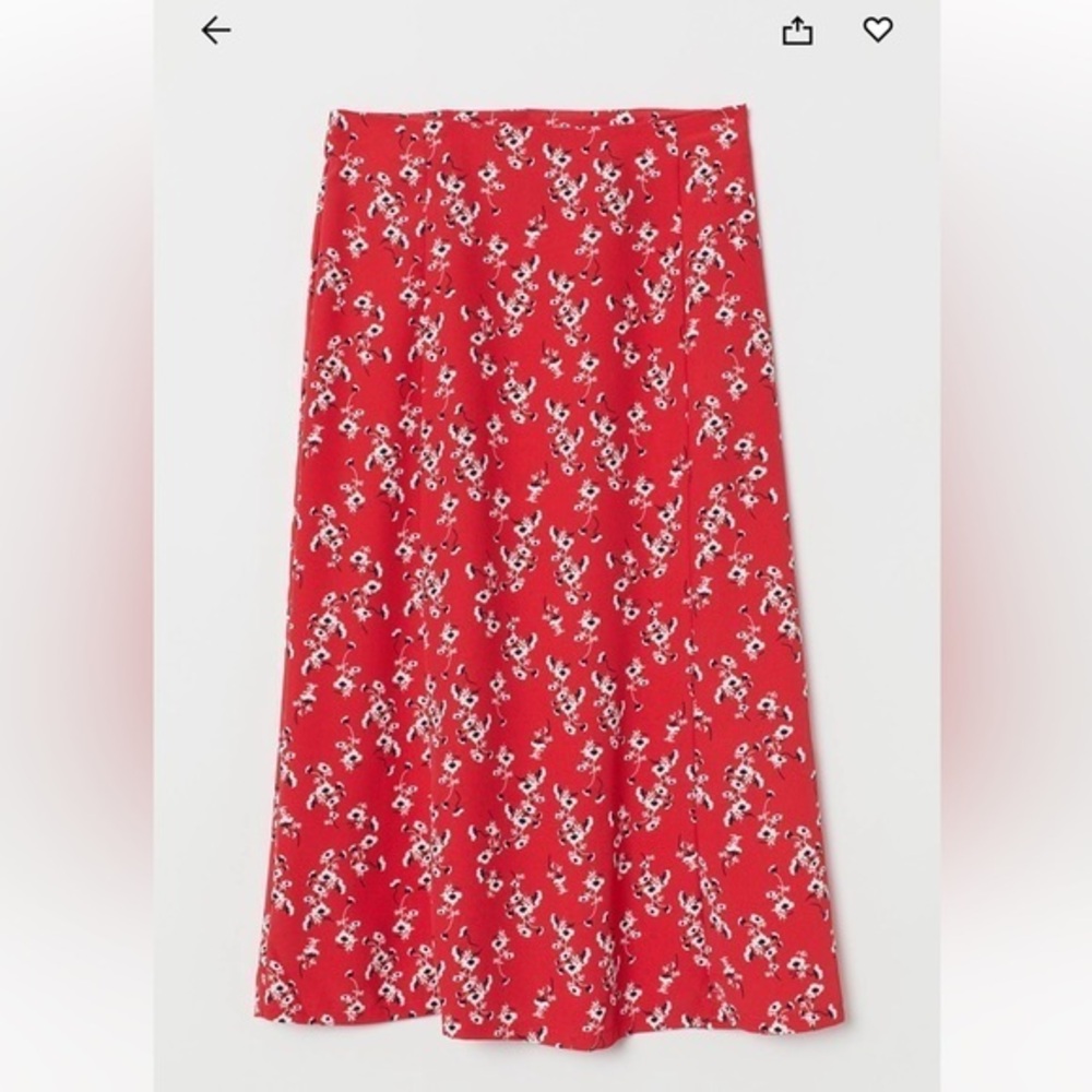 HM PATTERNED SKIRT brand new